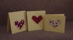 handmade Valentine cards