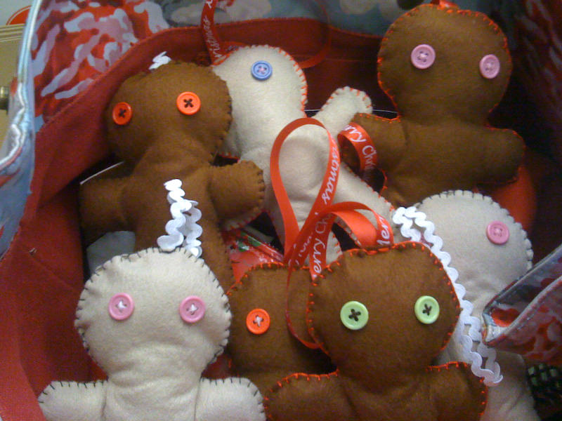 gingerbread men made by me