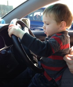 toddler driving