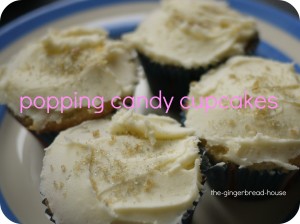 popping candy cupcakes