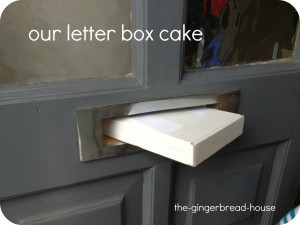 letter box cake