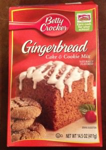 Betty Crocker Gingerbread Cake and Cookie Mix