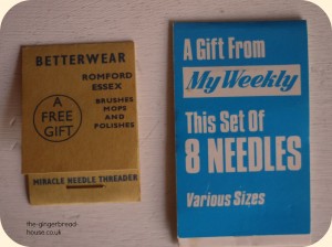 vintage sewing needles