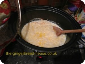slow cooked rice pudding slow cooked rice pudding