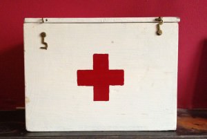 vintage first aid box