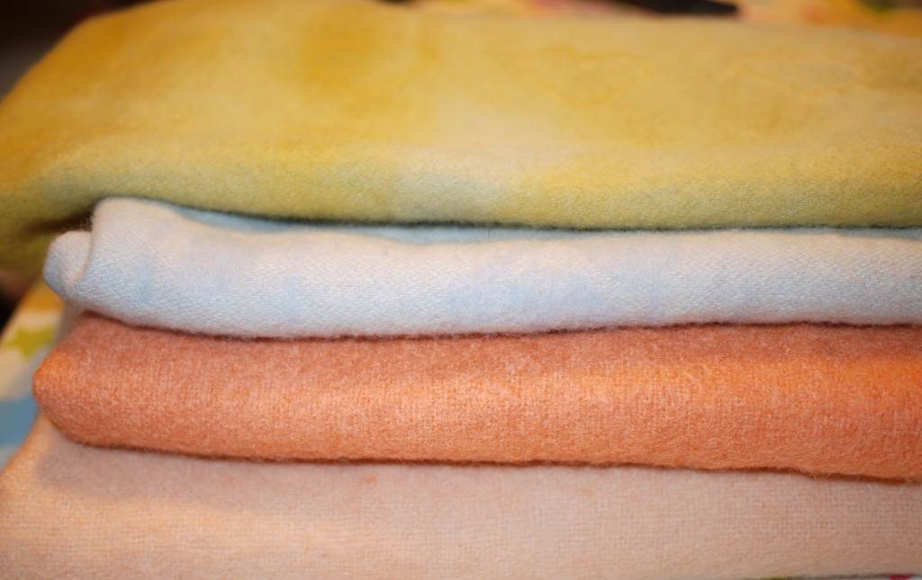 vintage dyed blankets