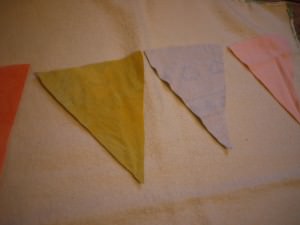 vintage bunting flags
