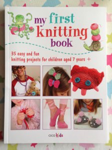 my first knitting book