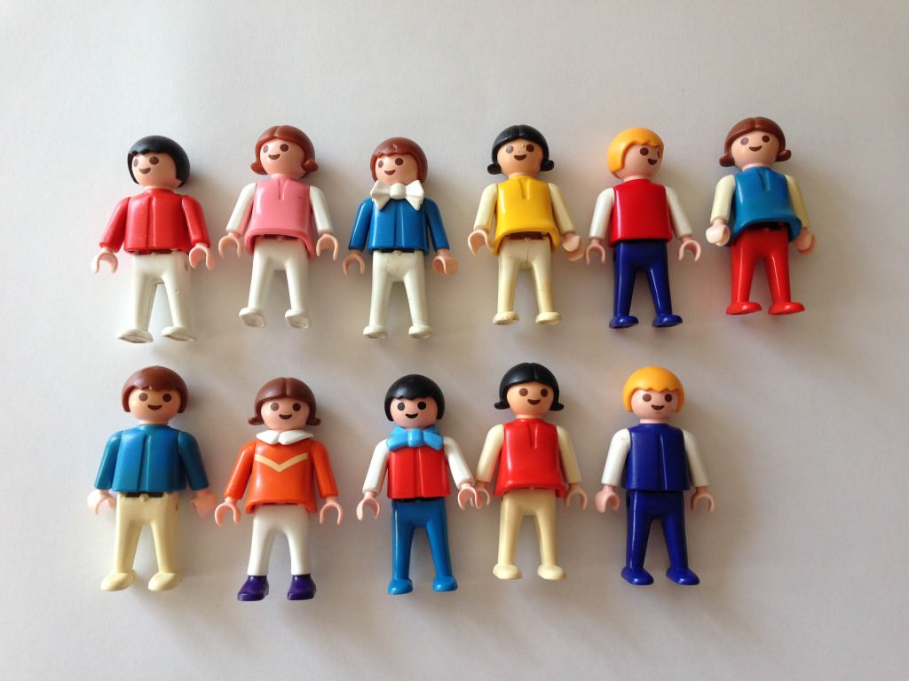 vintage playmobil figures - the gingerbread house