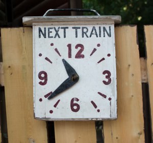 Ruislip Lido railway clock