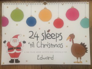 24 Sleeps 'til Christmas Advent Activity Book