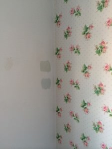 badly painted room