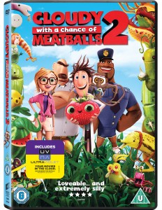 CLOUDY WITH A CHANCE OF MEATBALLS 2 DVD cover