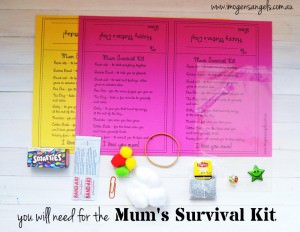 Imogen's Angels Mum Survival Kit 
