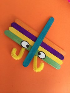 craft stick dragonfly