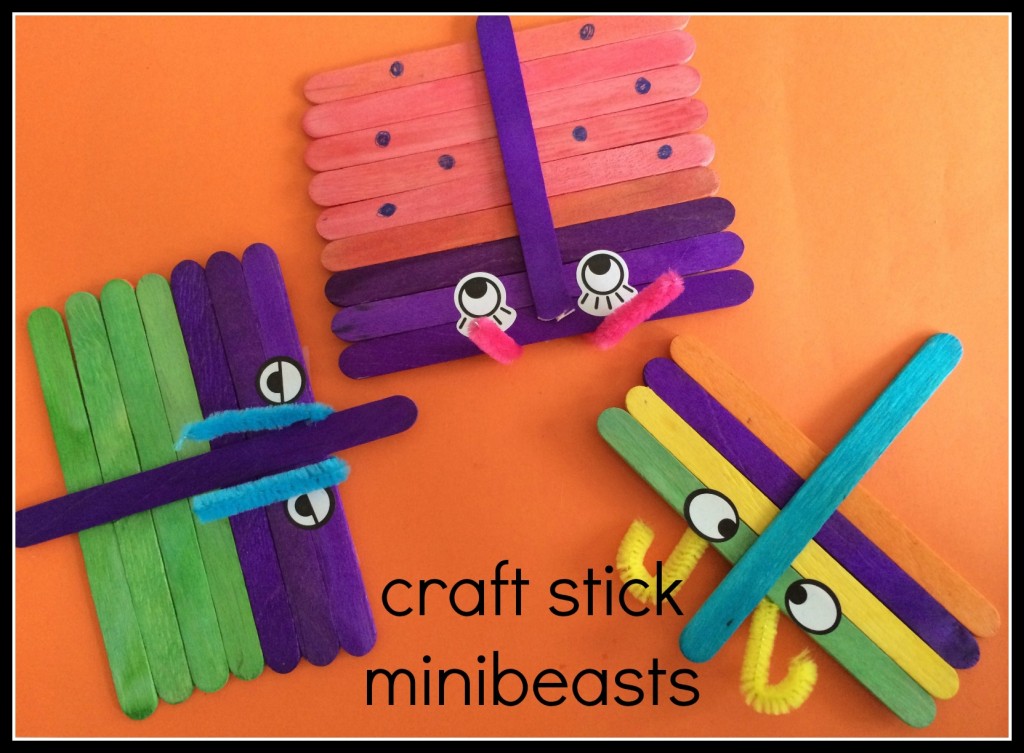 Craft stick minibeasts - the-gingerbread-house.co.uk