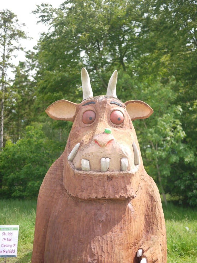 the gruffalo sculpture - the gingerbread house
