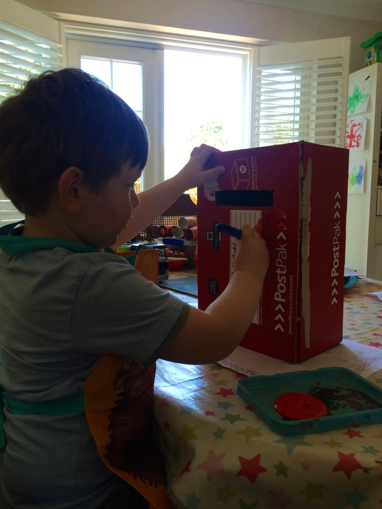 crafting a postbox