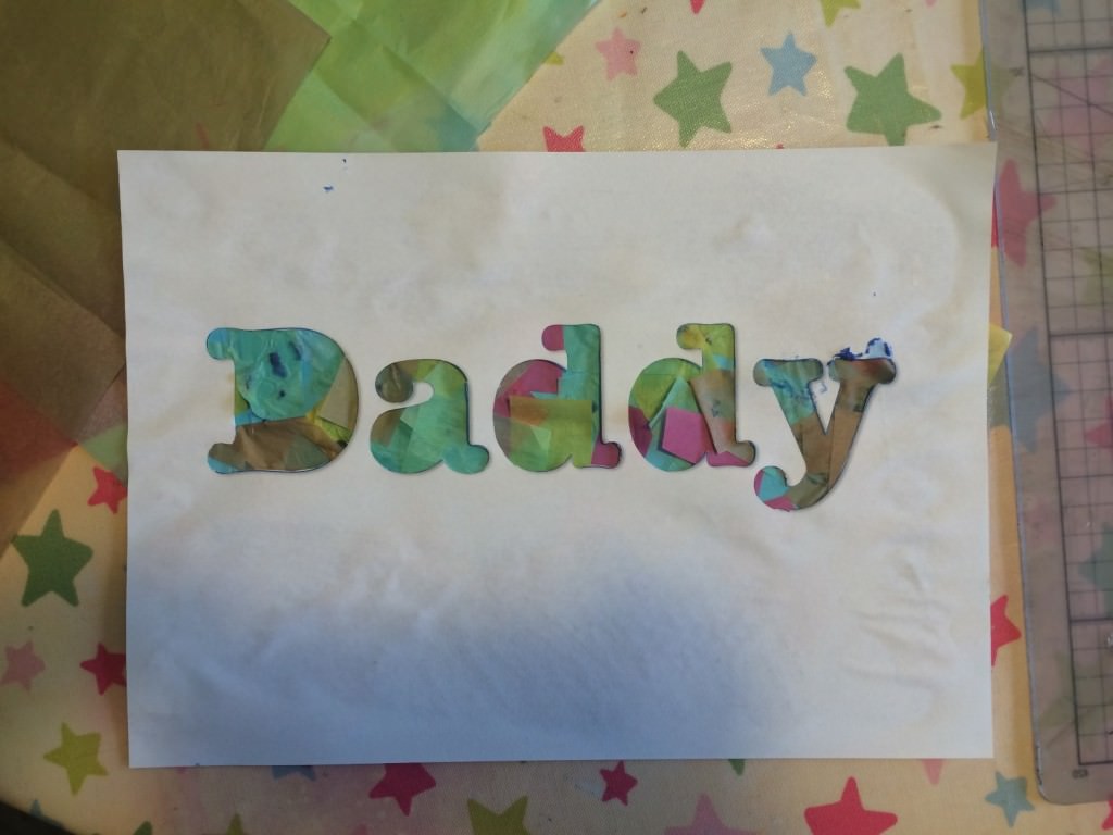 handmade father's day card - the gingerbread house