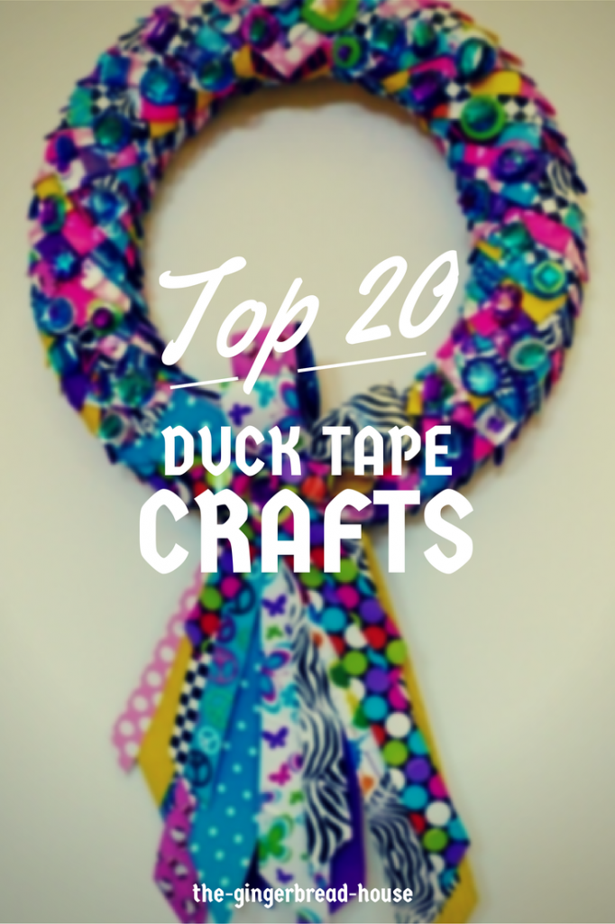 Top 20 Duck Tape crafts - the gingerbread house