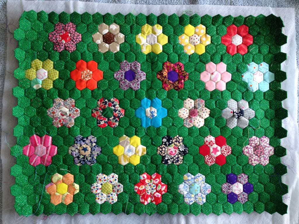 flower quilt front