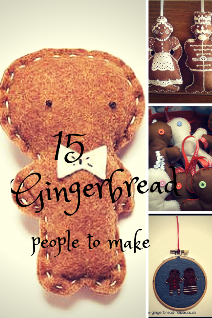 15 gingerbread people to make - the gingerbread house