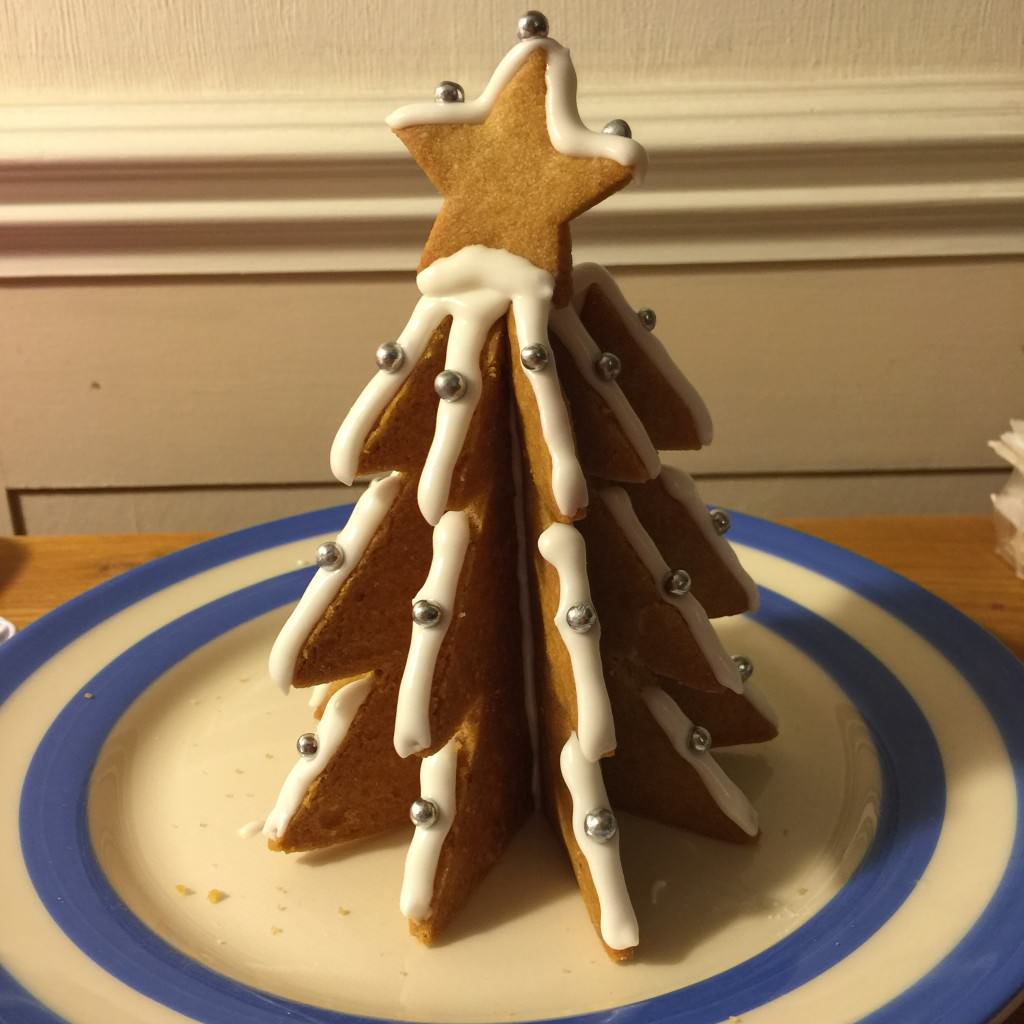 Waitrose gingerbread tree
