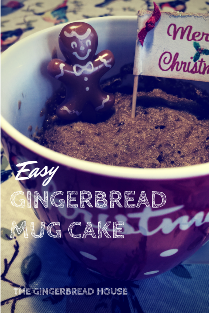 how to make a gingerbread mug cake