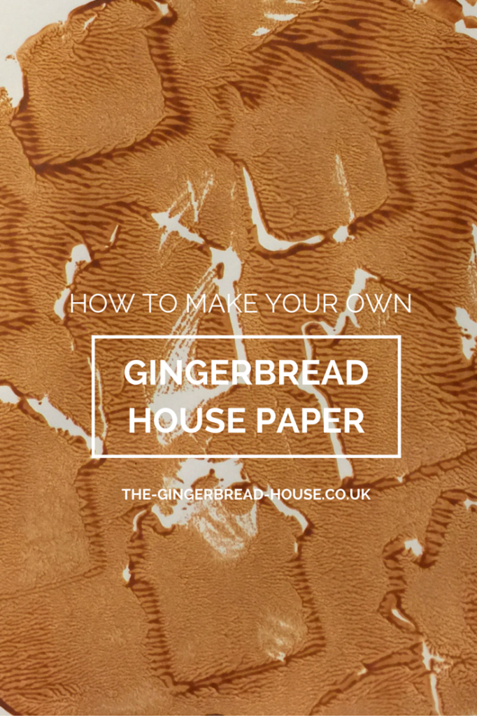 GINGERBREAD HOUSE PAPER
