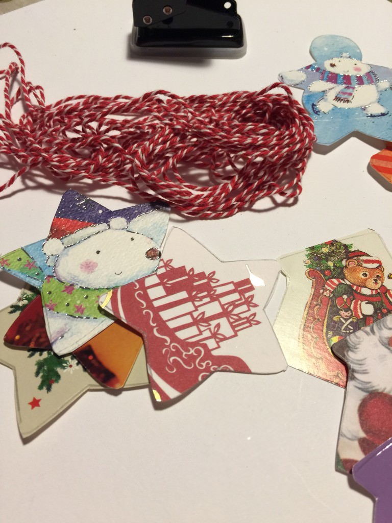 Cookie cutter Christmas gift tags