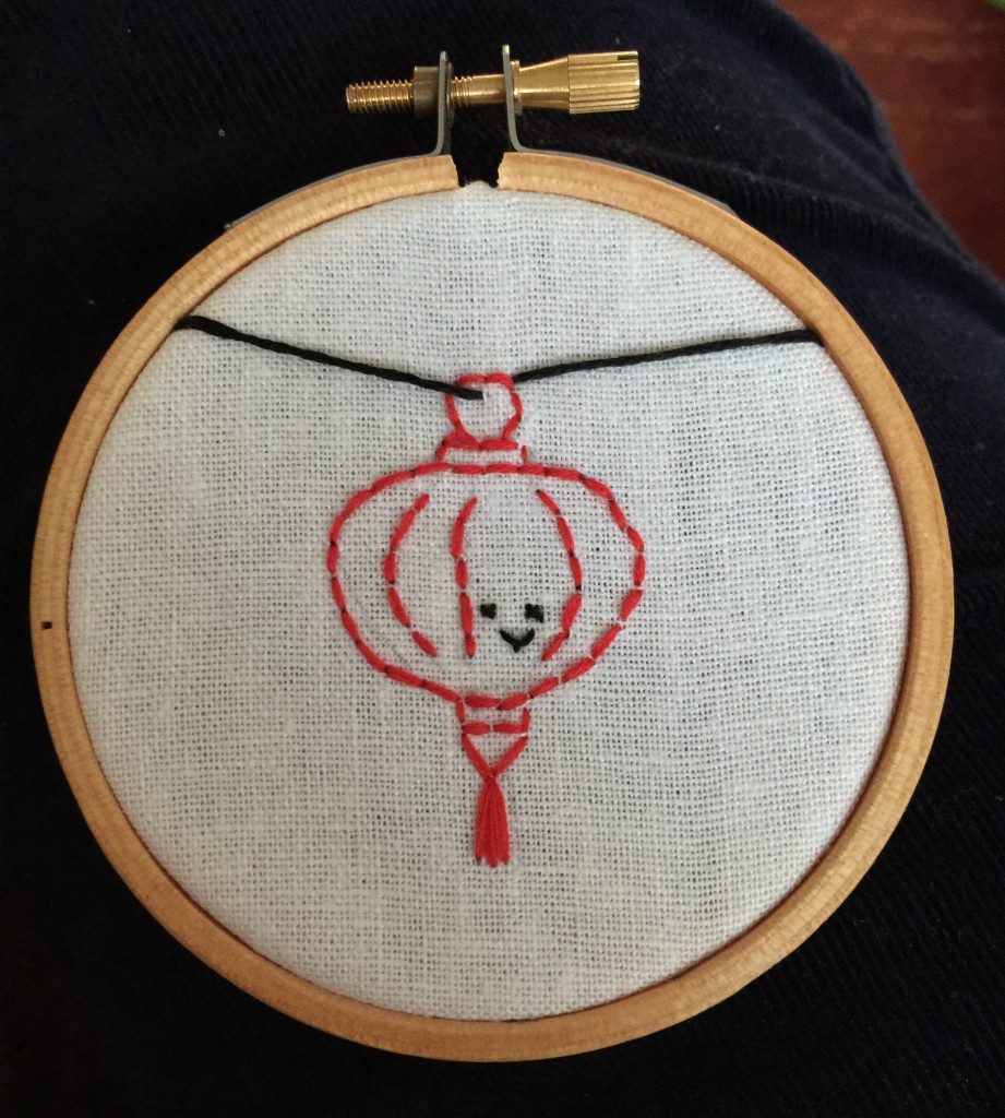 Chinese New Year embroidery