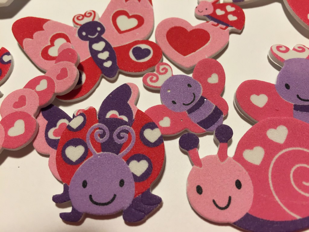 selection of love bug stickers