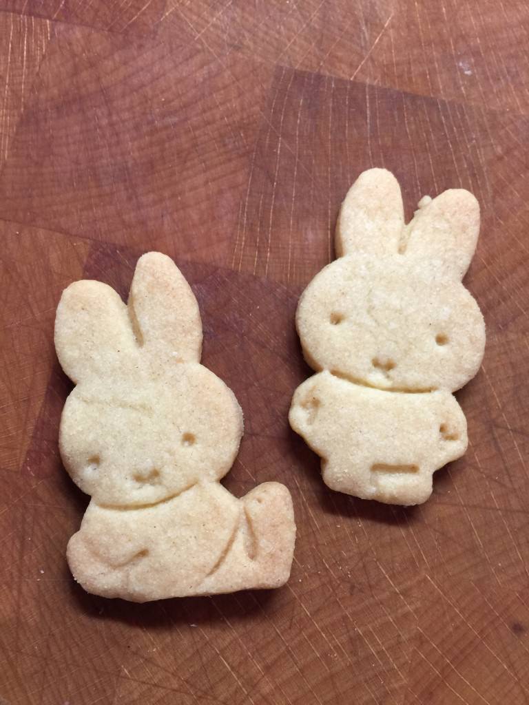 Miffy shaped biscuits