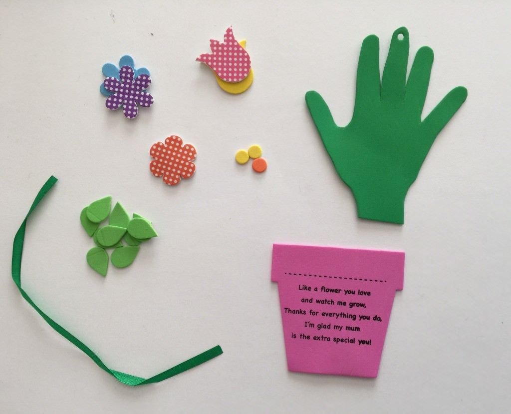 Mothers Day hand print craft
