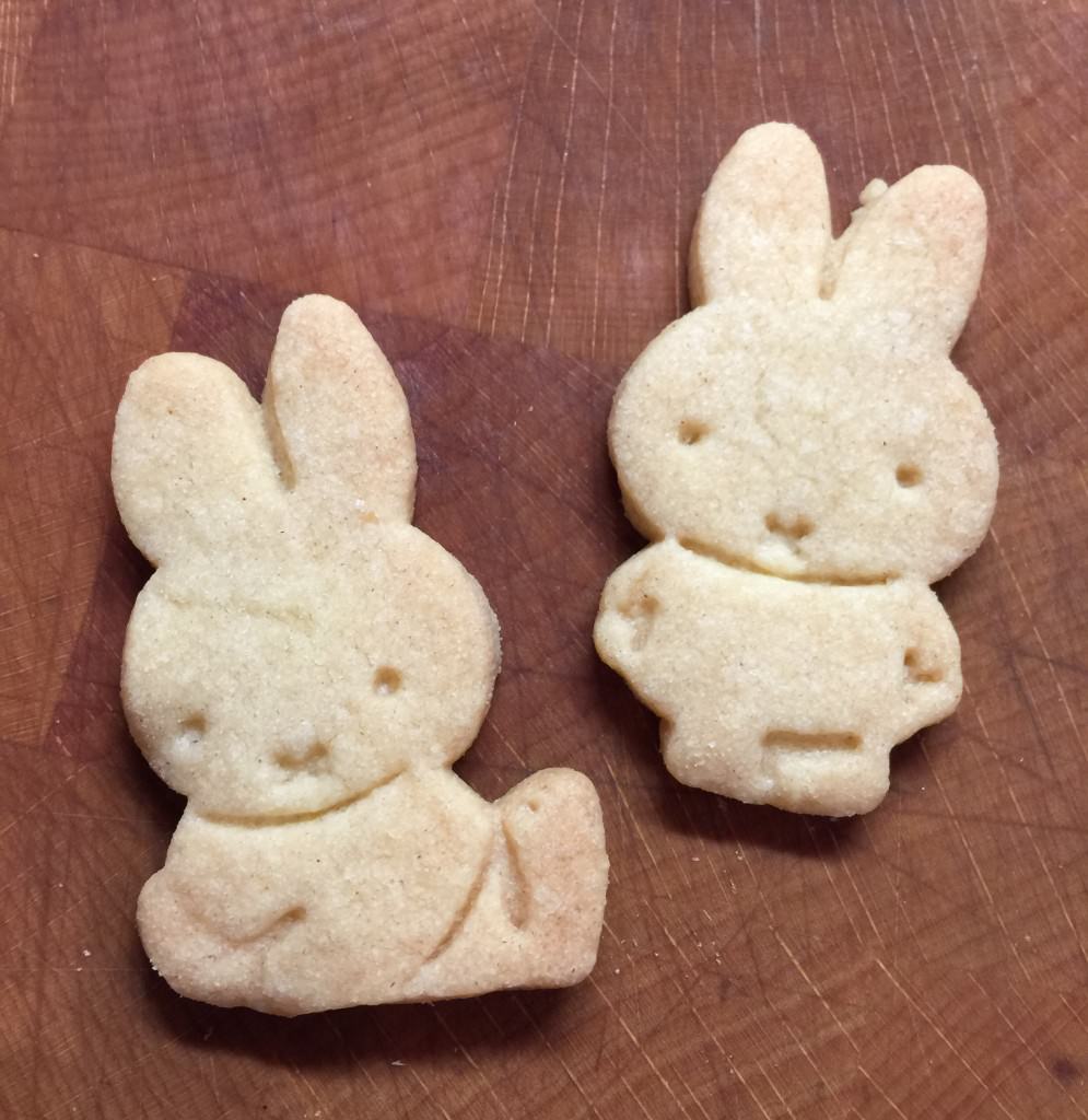freshly baked Miffy biscuits