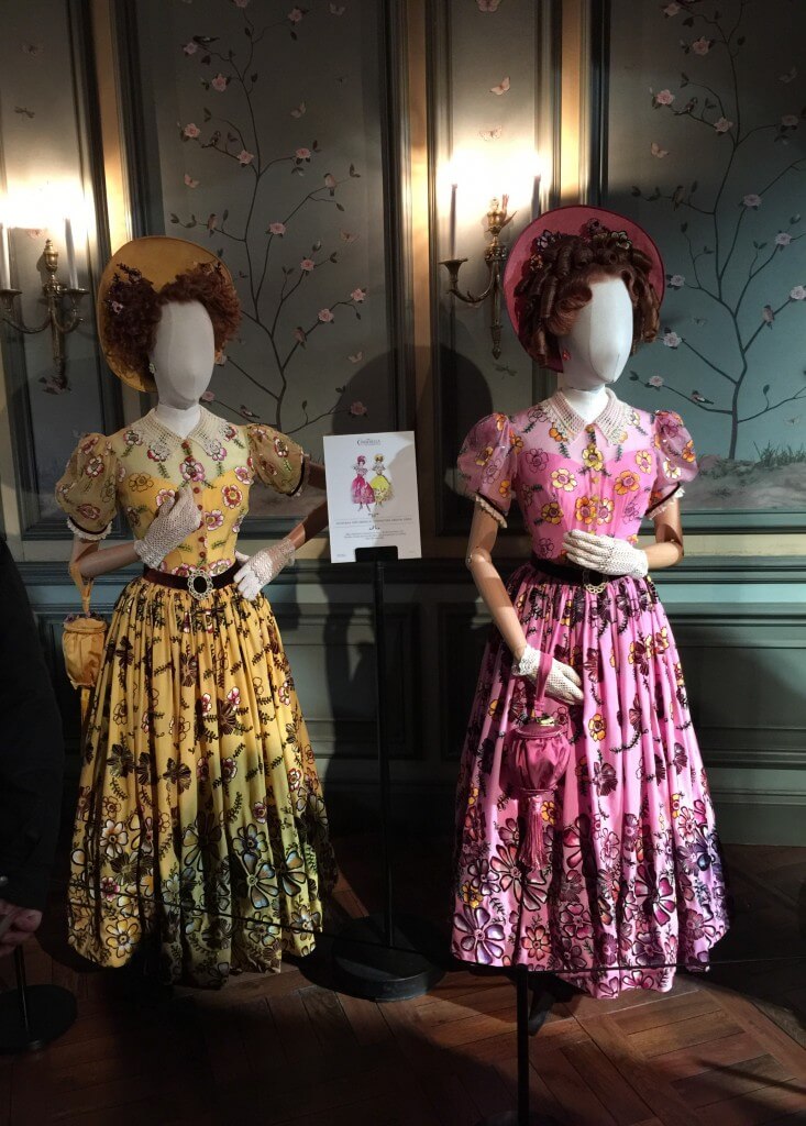 Disney's Cinderella Exhibition - step sisters dresses