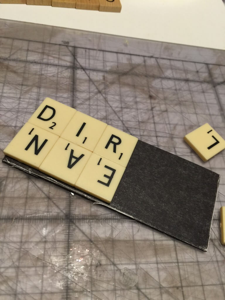 Scrabble tile dishwasher magnet