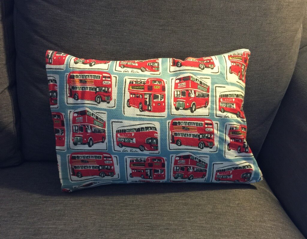 Cath Kidston bus print boudoir cushion