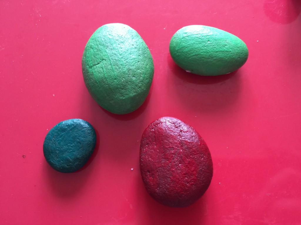painted pebbles