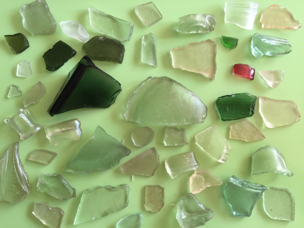 sea glass collection - the gingerbread house