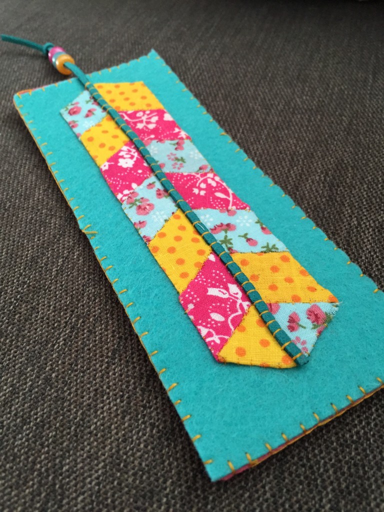 EPP boho feather bookmark - the gingerbread house
