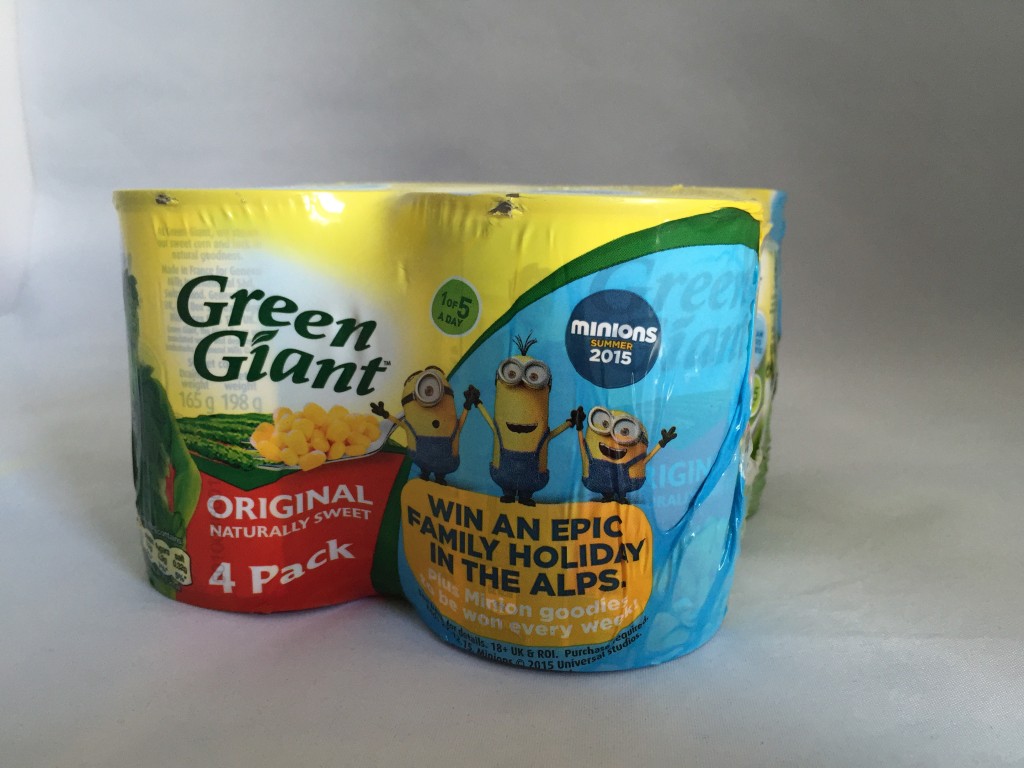 Green Giant Minion sweetcorn