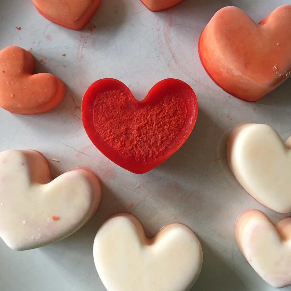 simple melting love hearts