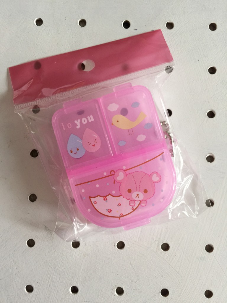 cute kawaii animals pill box