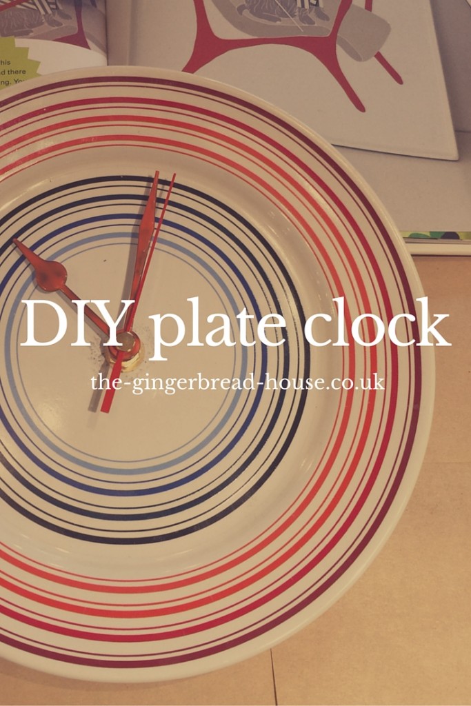 DIY plate clock