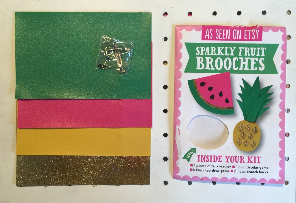 Mollie Makes Sparkly Fruit Brooches