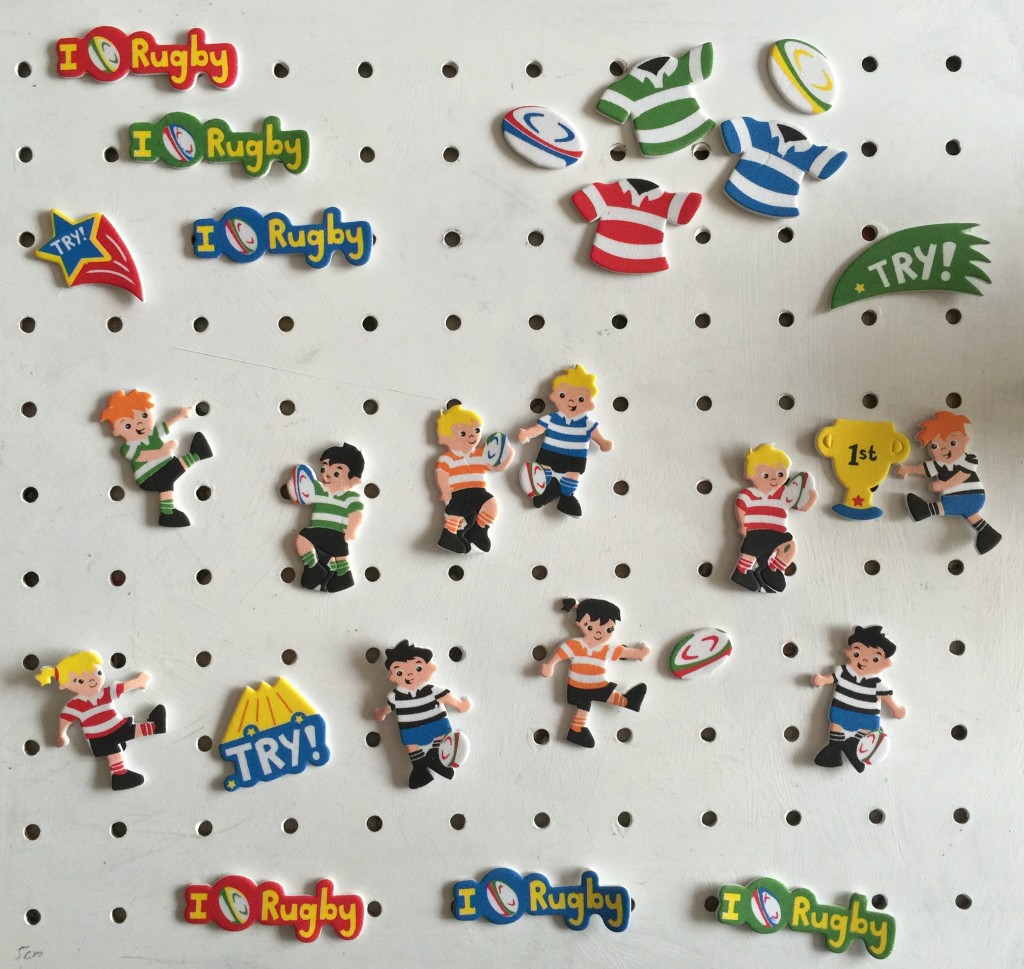 Rugby World Cup stickers