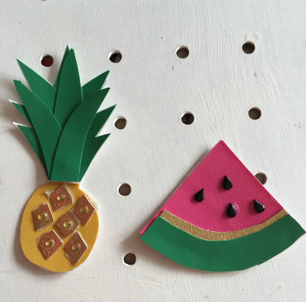 Mollie Makes sparkly fruit badges