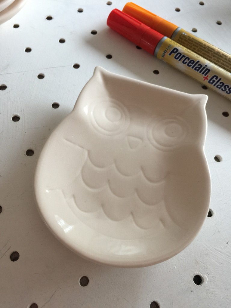 cute owl plate