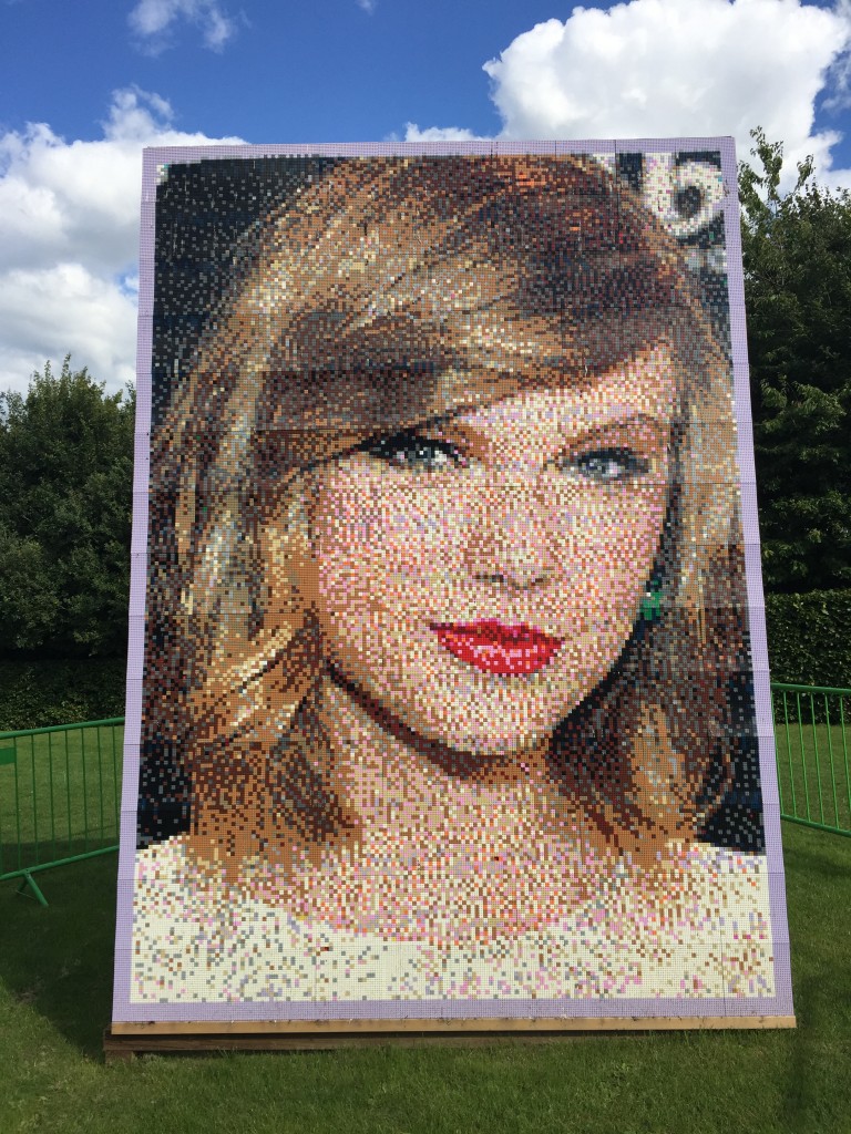 Taylor Swift Lego portrait